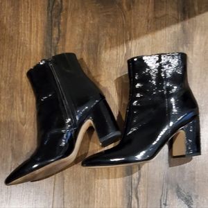 Sam Edelman Patent Ankle Boots 38